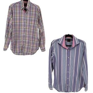 Tailor Byrd Long Sleeve Button Up Shirt Bundle - Sz S